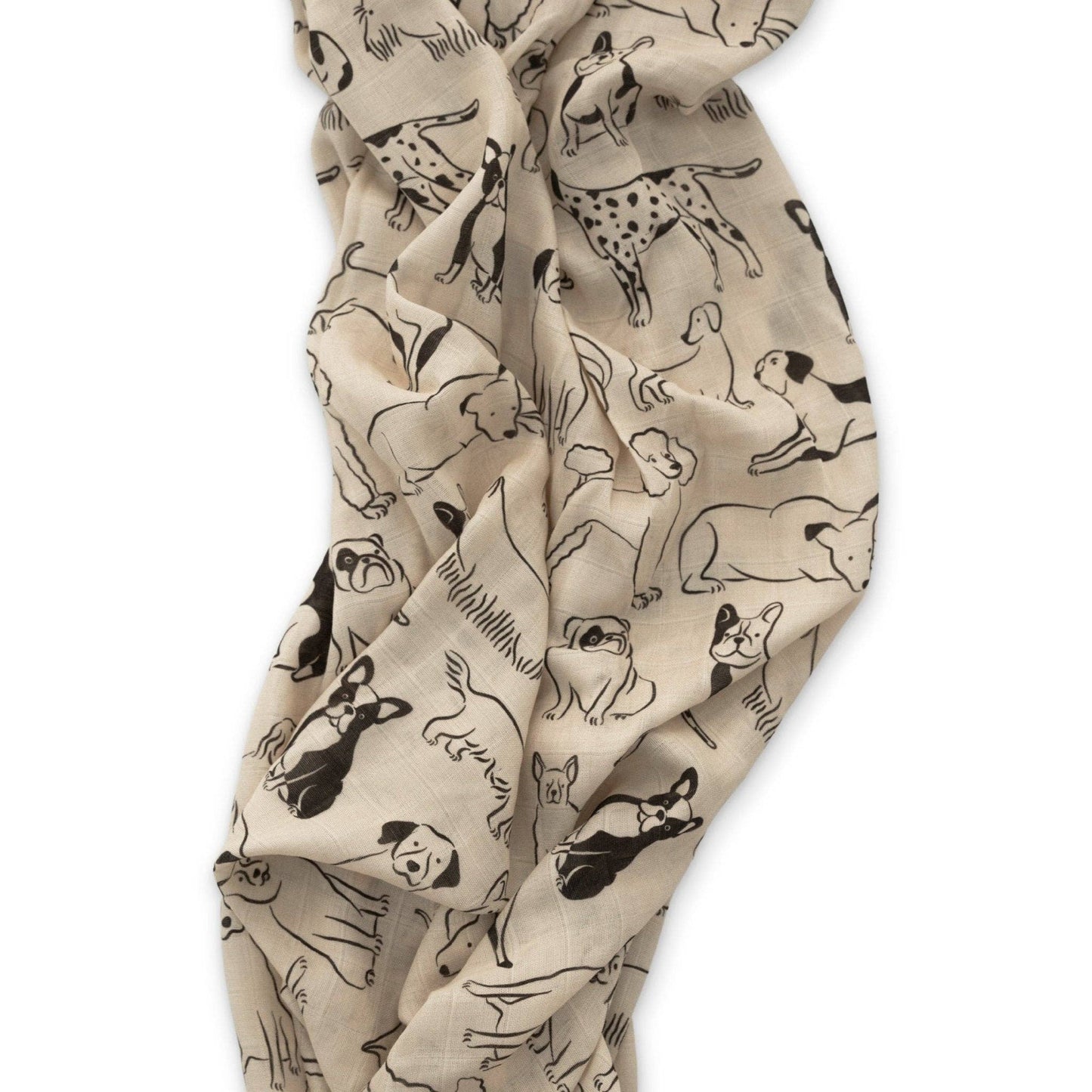 Ellie Sue - Good Dog Muslin Swaddle Blanket