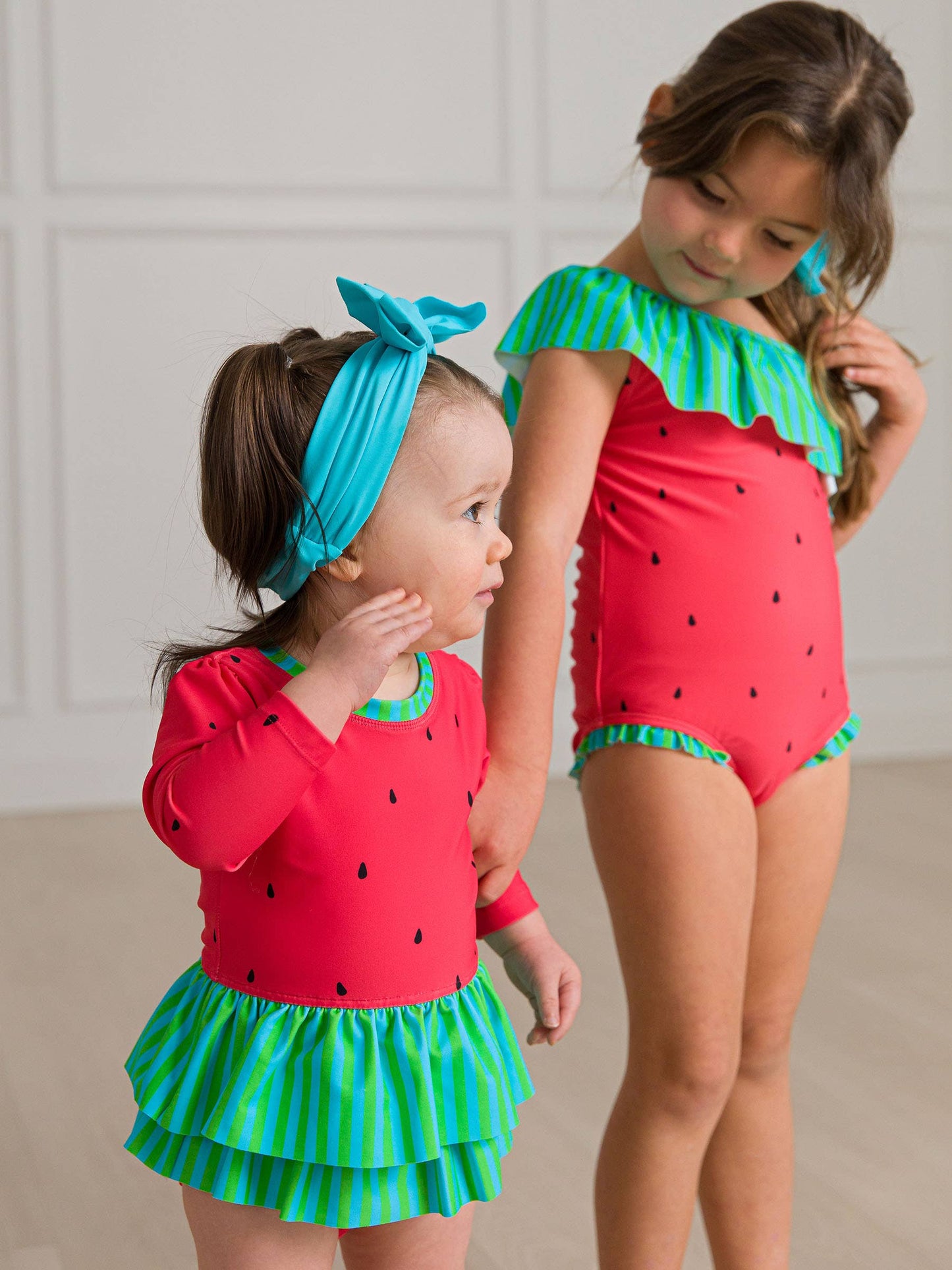 Watermelon One Shoulder OP Swimsuit