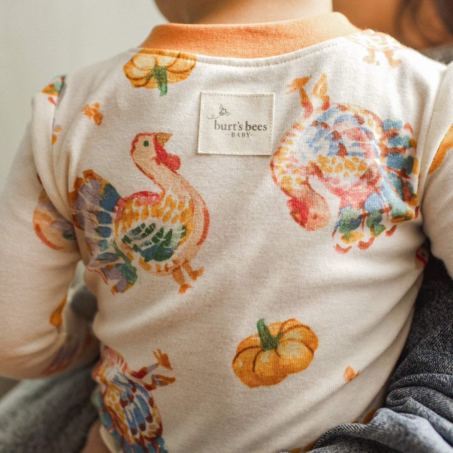 Burt's Bees Baby - Turkey Day Organic Cotton Sleep & Play Footed