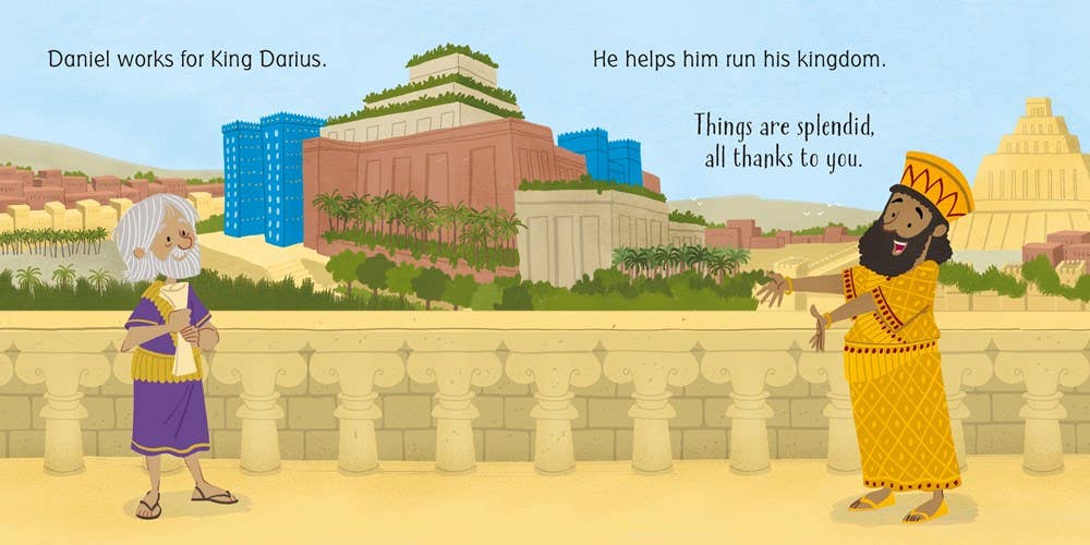 HarperCollins - Daniel In The Lions' Den board book: Usborne