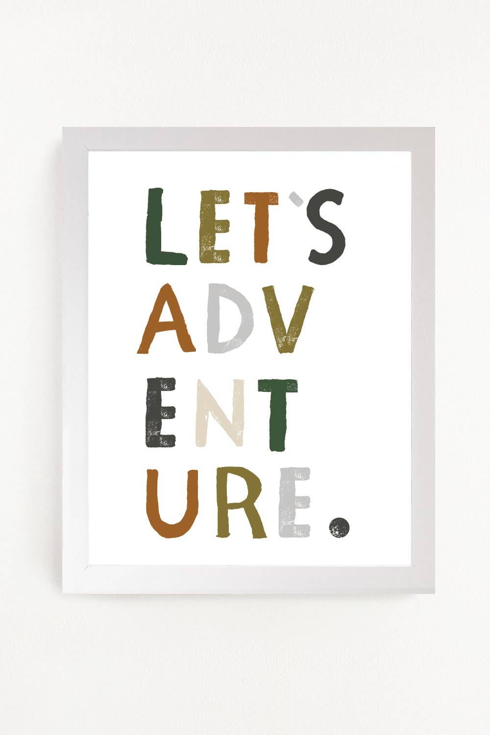 Clementine Kids - Let's Adventure Art Print: 11x14