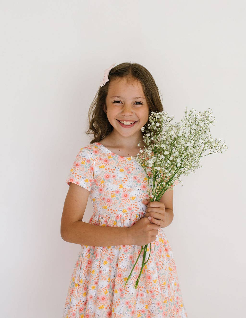 Classic Twirl in Bunny Field Girls Dress