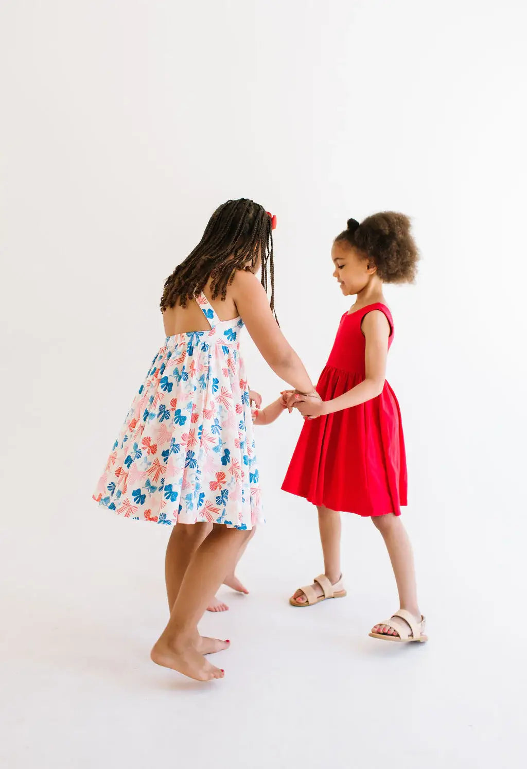 Sofia Dress in Patriotic Bows Twirl dress