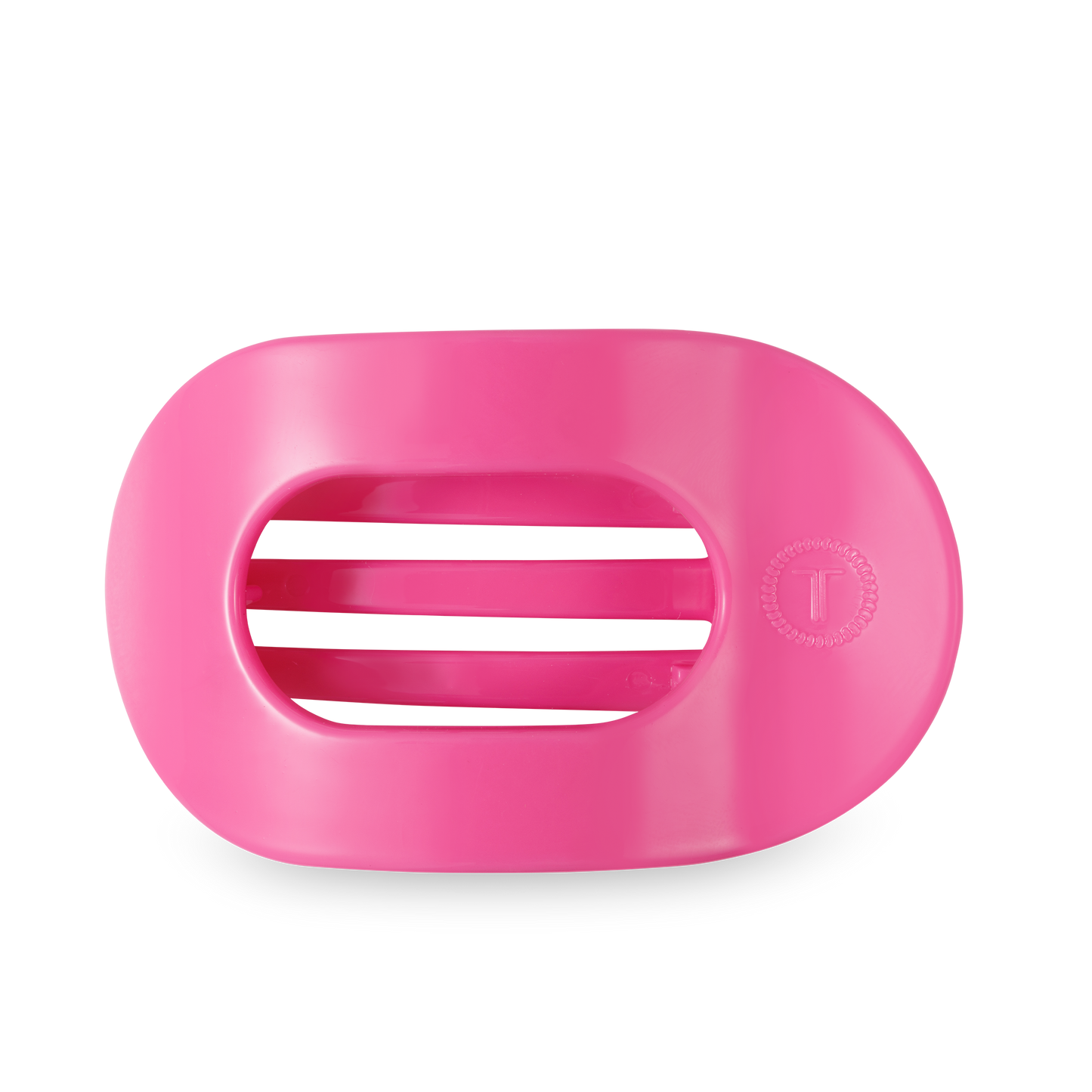 Round Flat Hair Clip| Large| Paradise Pink