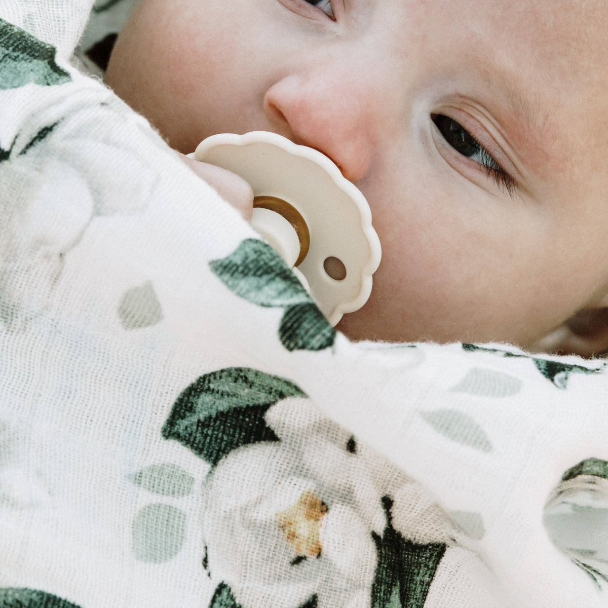 Little Unicorn - Organic Cotton Muslin Swaddle Blanket - Magnolia