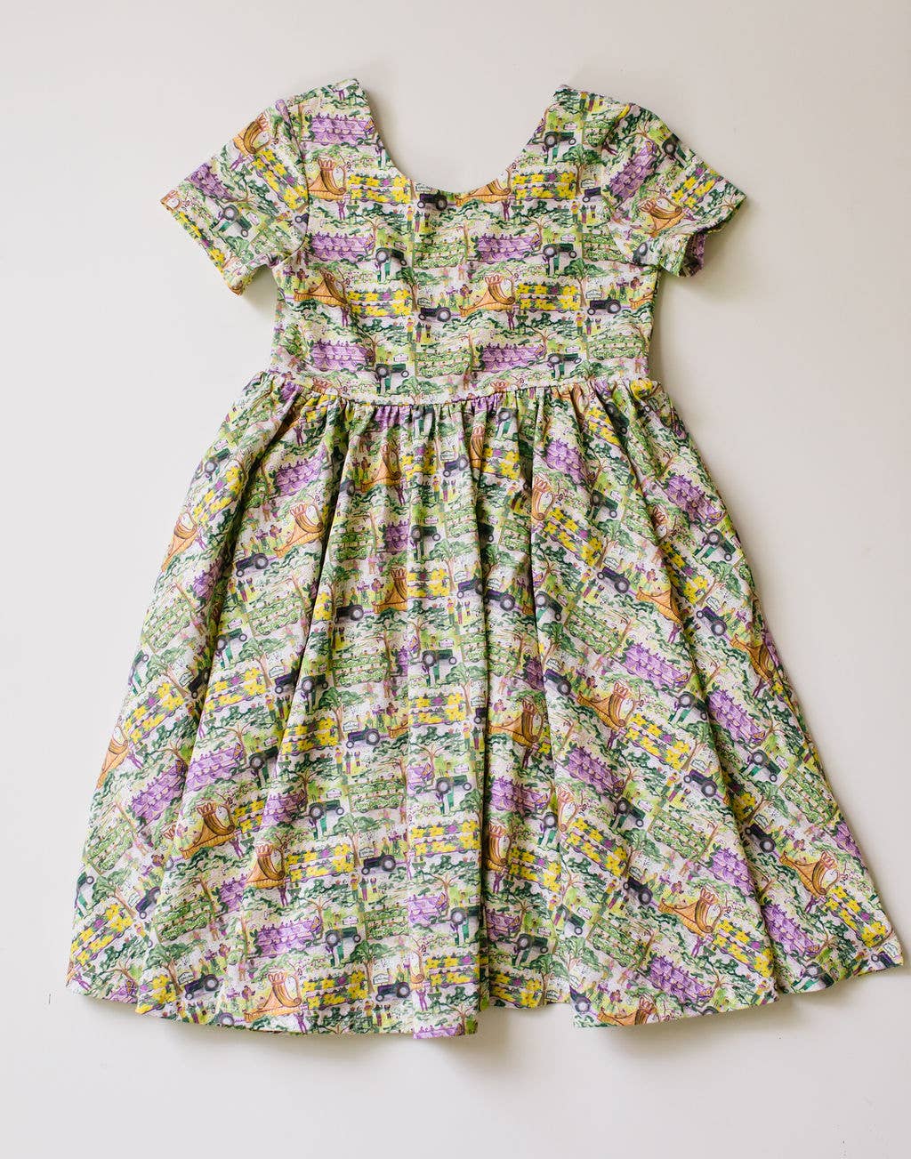 Classic Twirl in Mardi Gras | Girls Twirl Dress