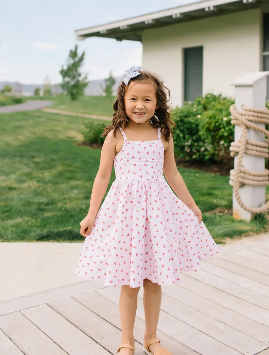 Camila Dress in Watermelon