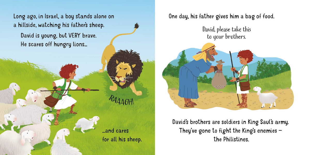 HarperCollins - David And Goliath board book: Usborne
