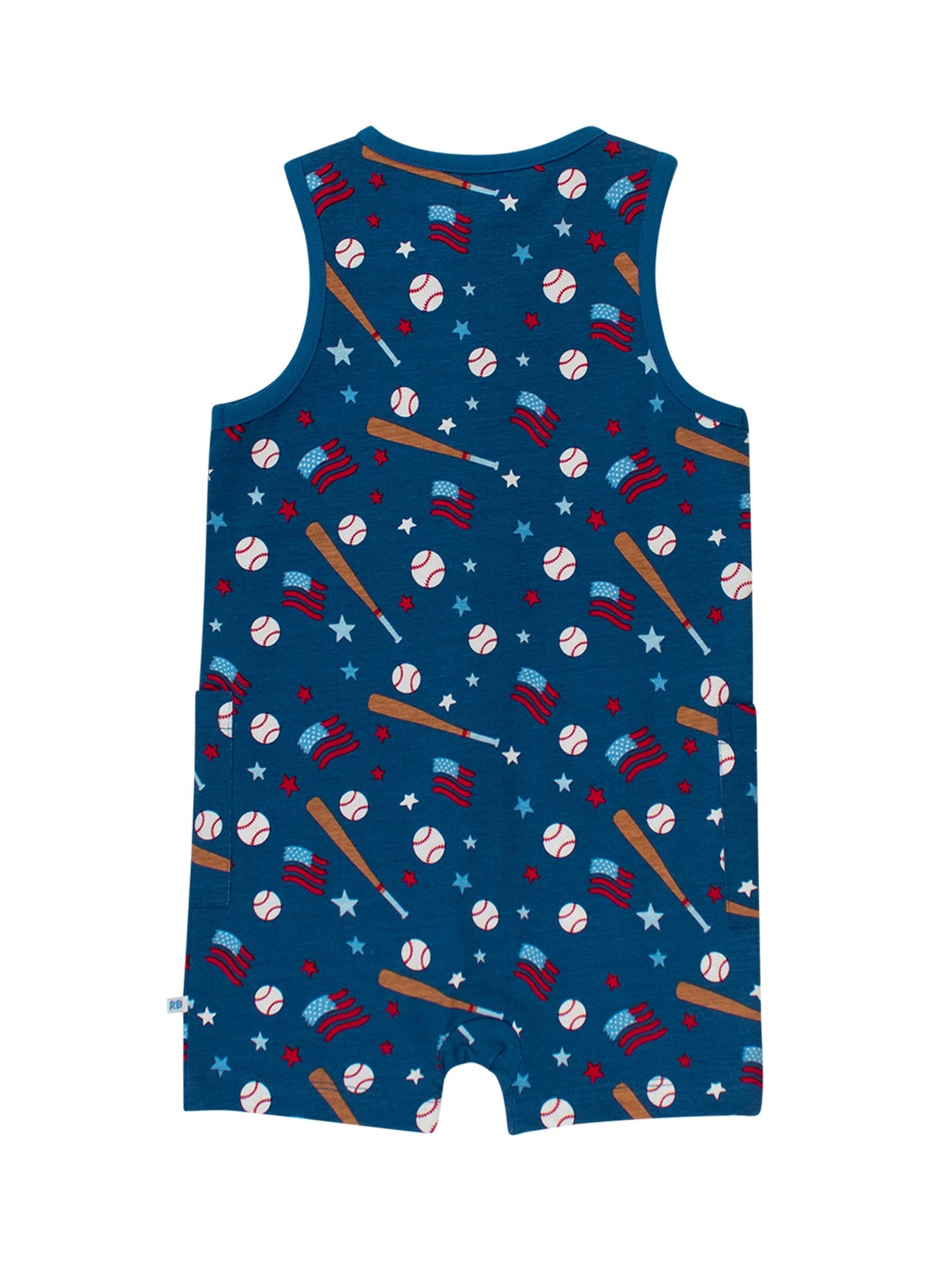 Baby Boys Play Ball Pocket Romper
