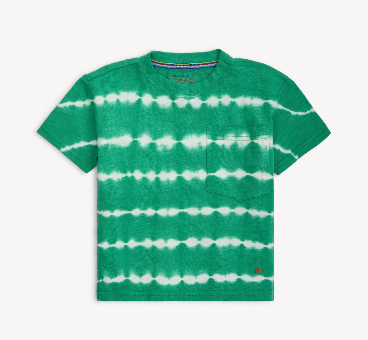 Green Tie Dye Cotton T-Shirt