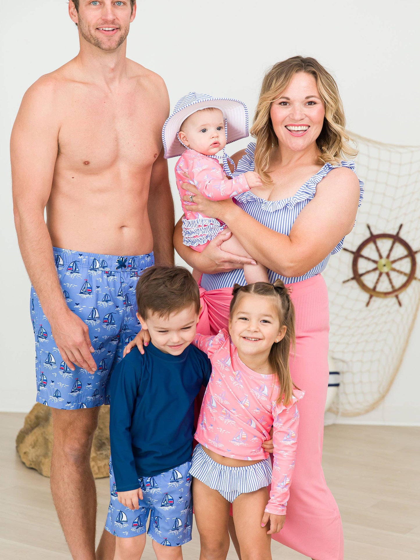 Boys Seas the Day Swim Trunks