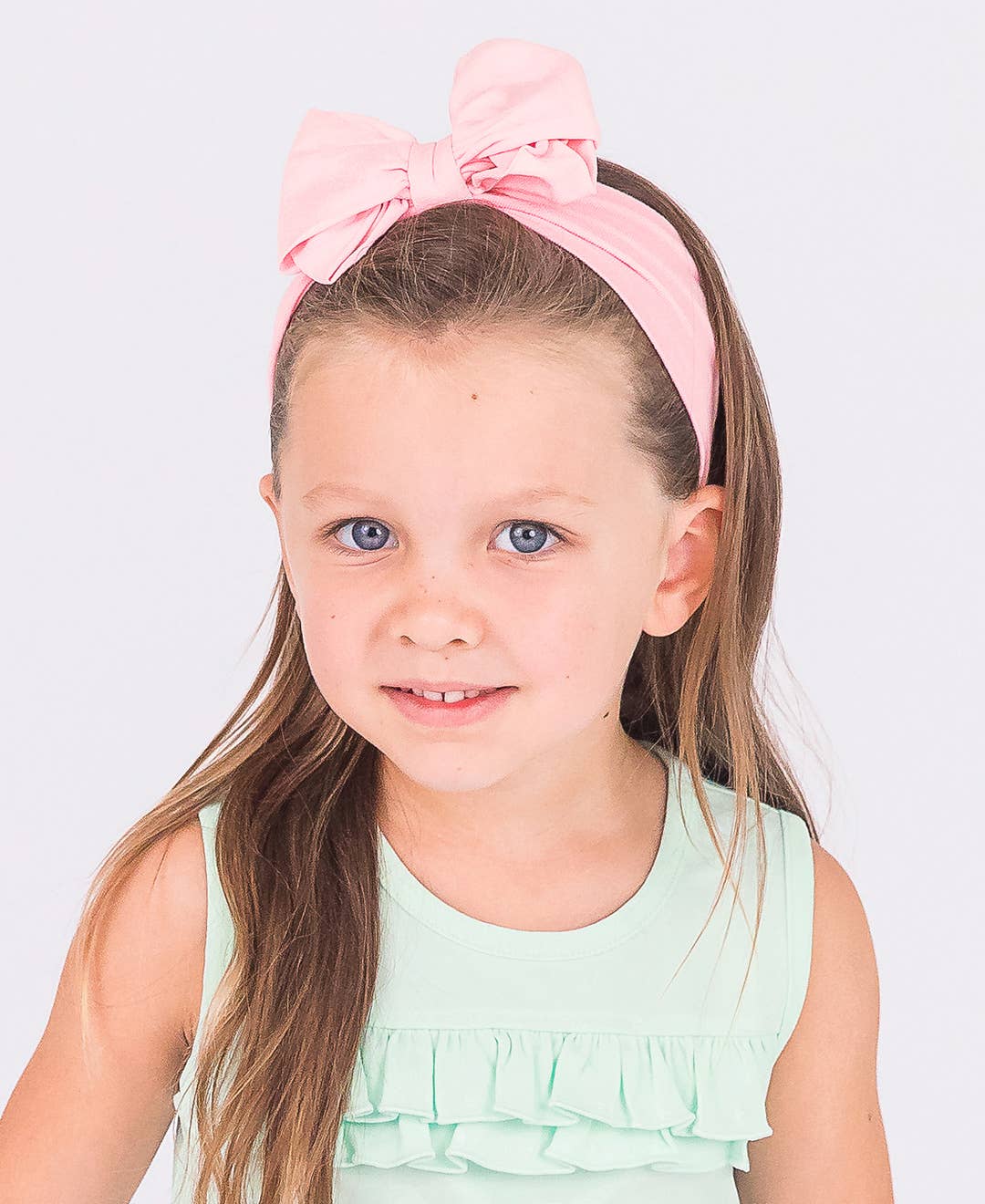 RuffleButts + RuggedButts - Girls Pink Big Bow Headband
: One Size