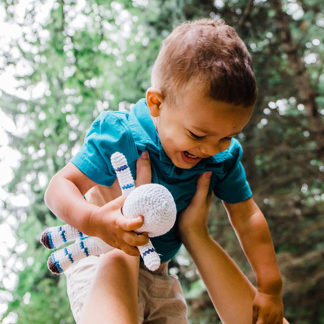 Pebble Astronaut Rattle Blast Off into Adventure!
