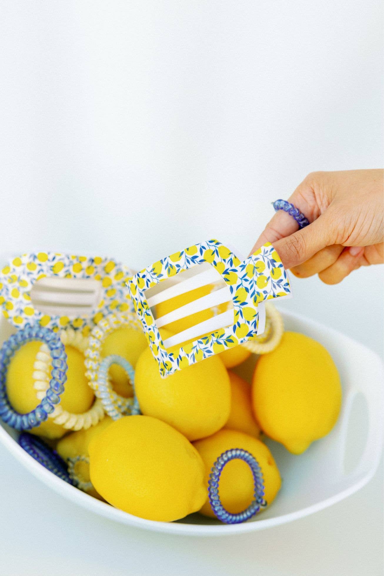 Flat Square Hair Clip | Medium | Limoncello