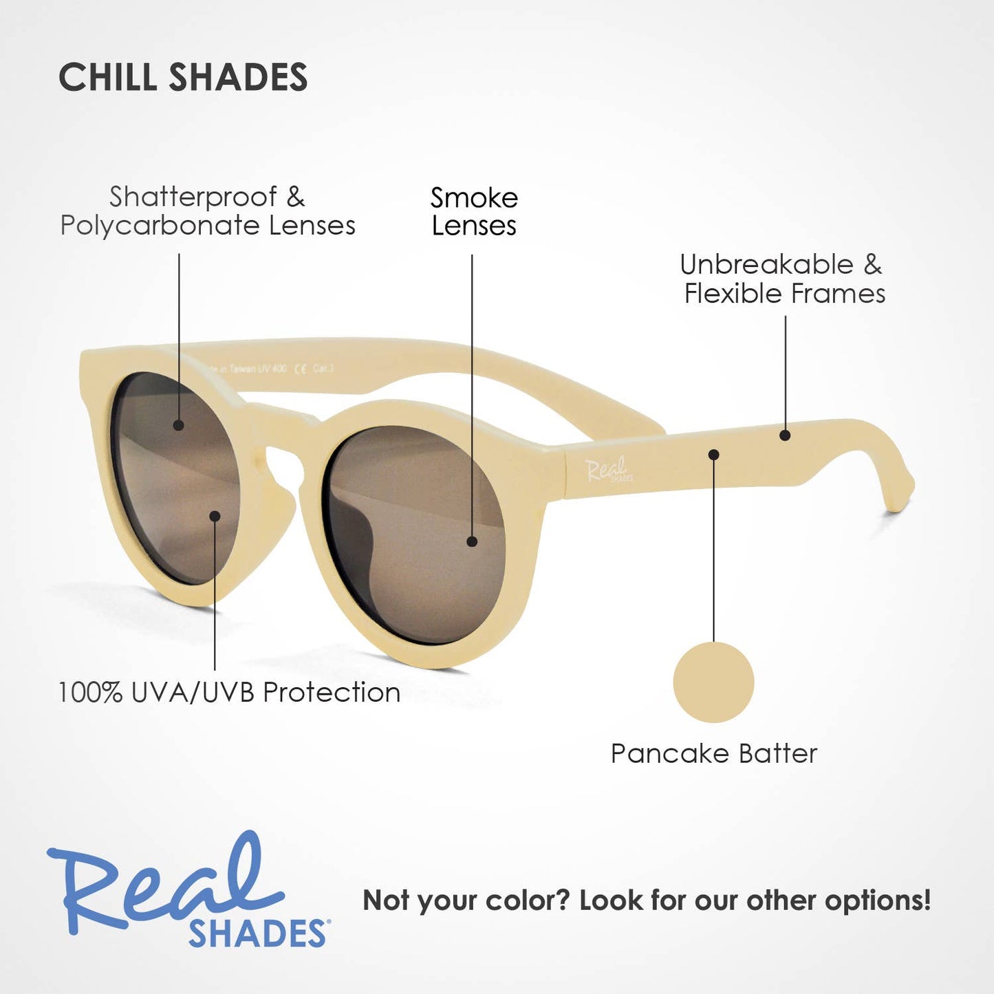 Flexible Frame Sunglasses Toddlers 2+