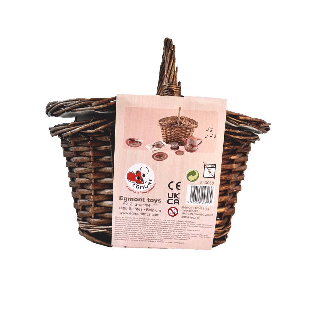 Egmont - Musical Dog Tin Tea Set In A Basket