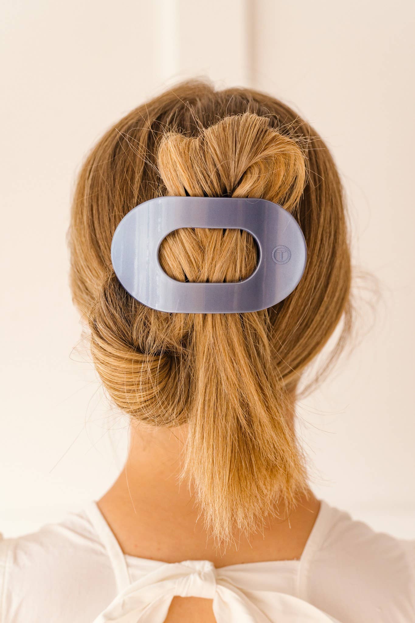 TELETIES - Round Flat Hair Clip | Large | Hampton Bay