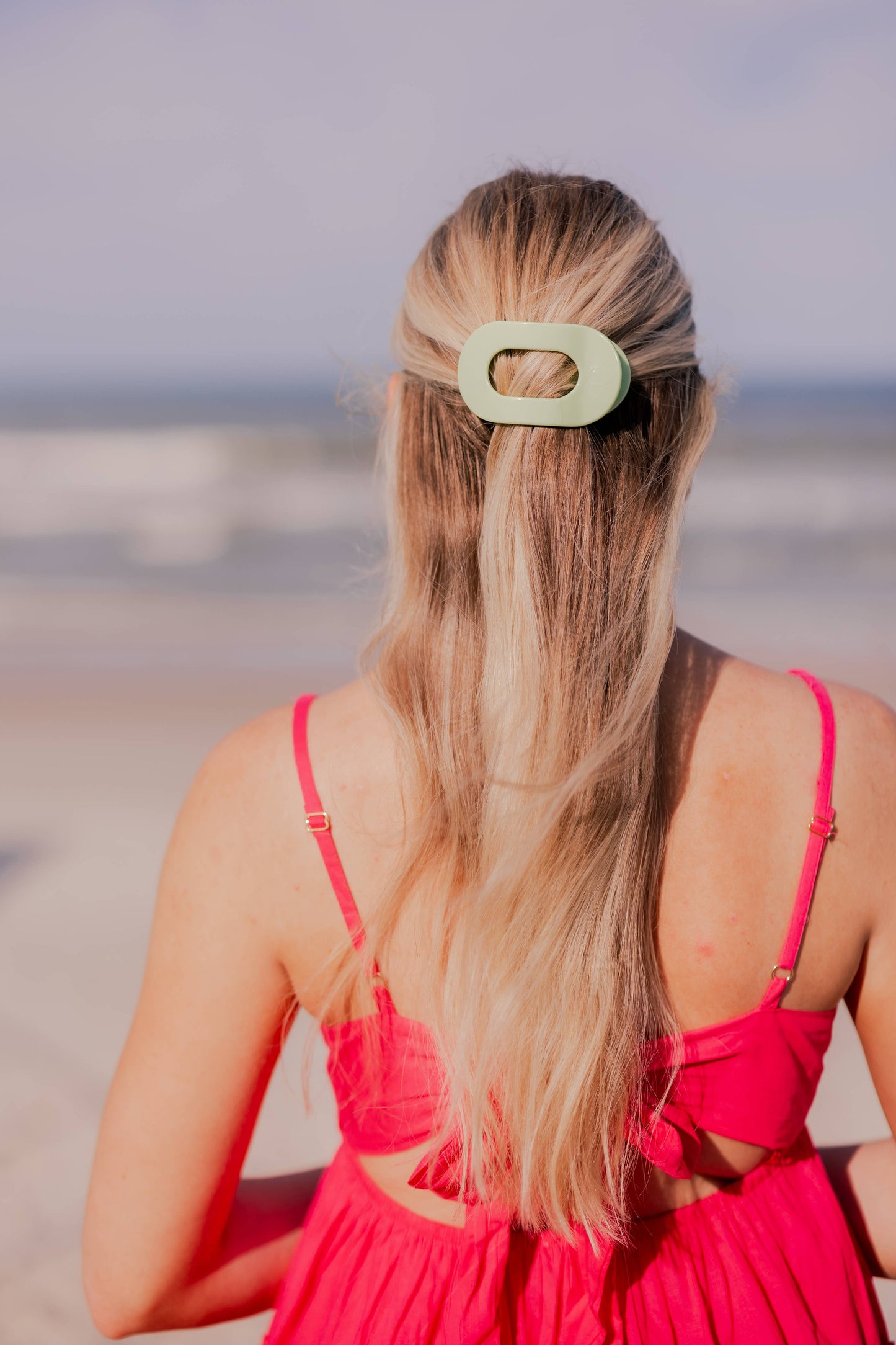 Round Flat Hair Clip | Small | Aloe, There!