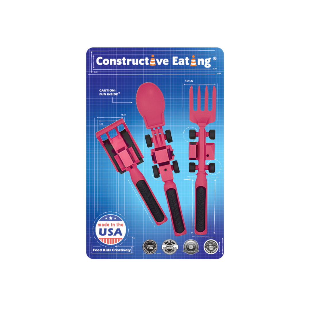 Constructive Eating - Set of 3 Construction Utensils