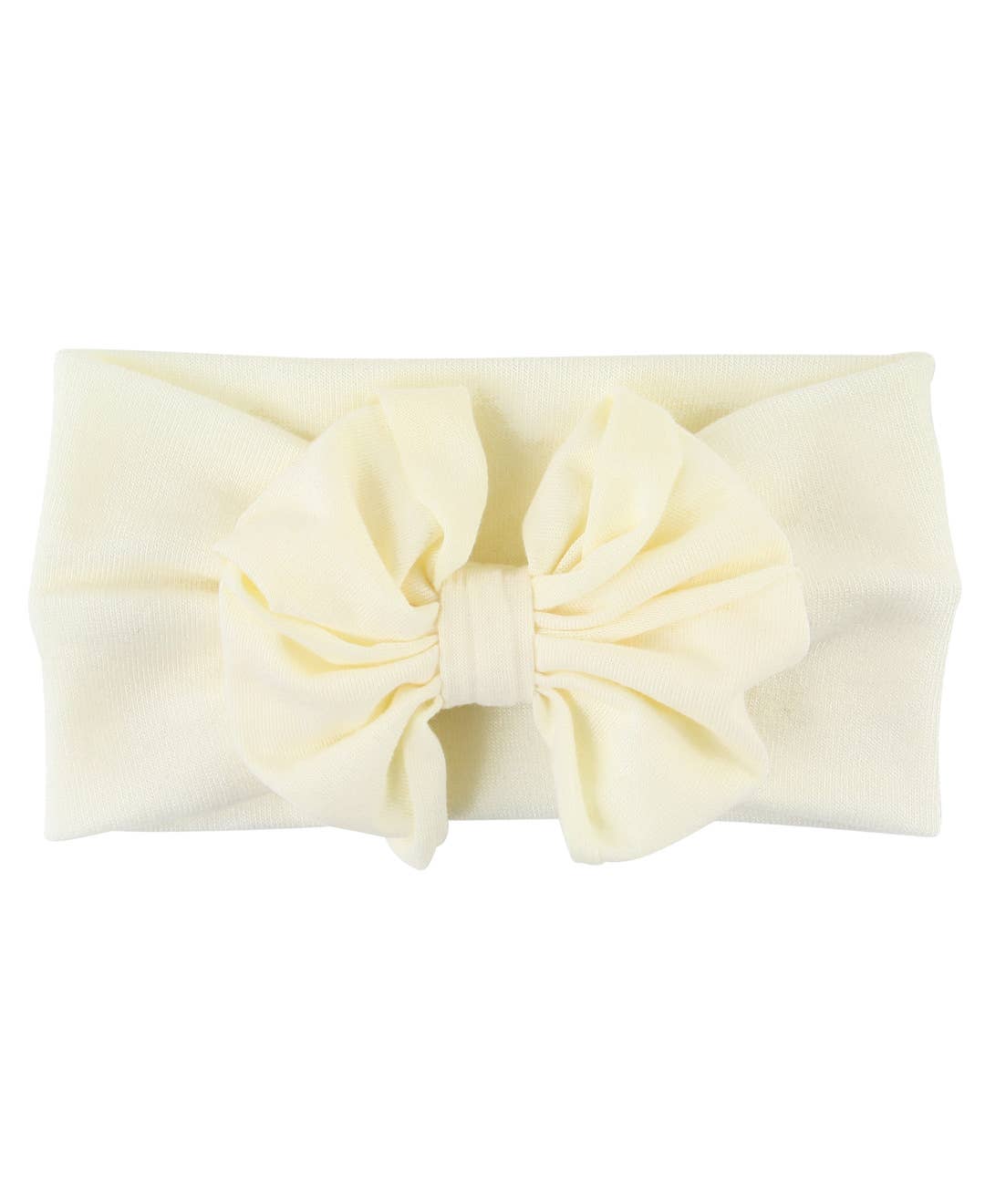 Girls Ivory Big Bow Headband