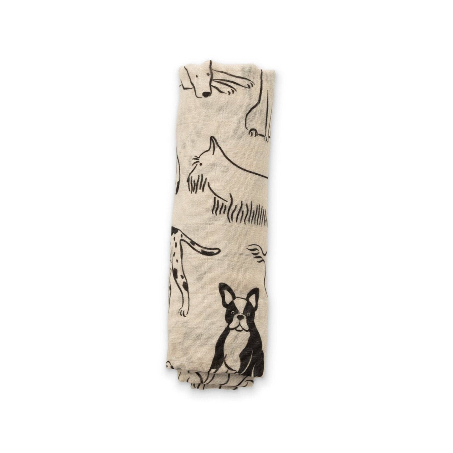 Ellie Sue - Good Dog Muslin Swaddle Blanket