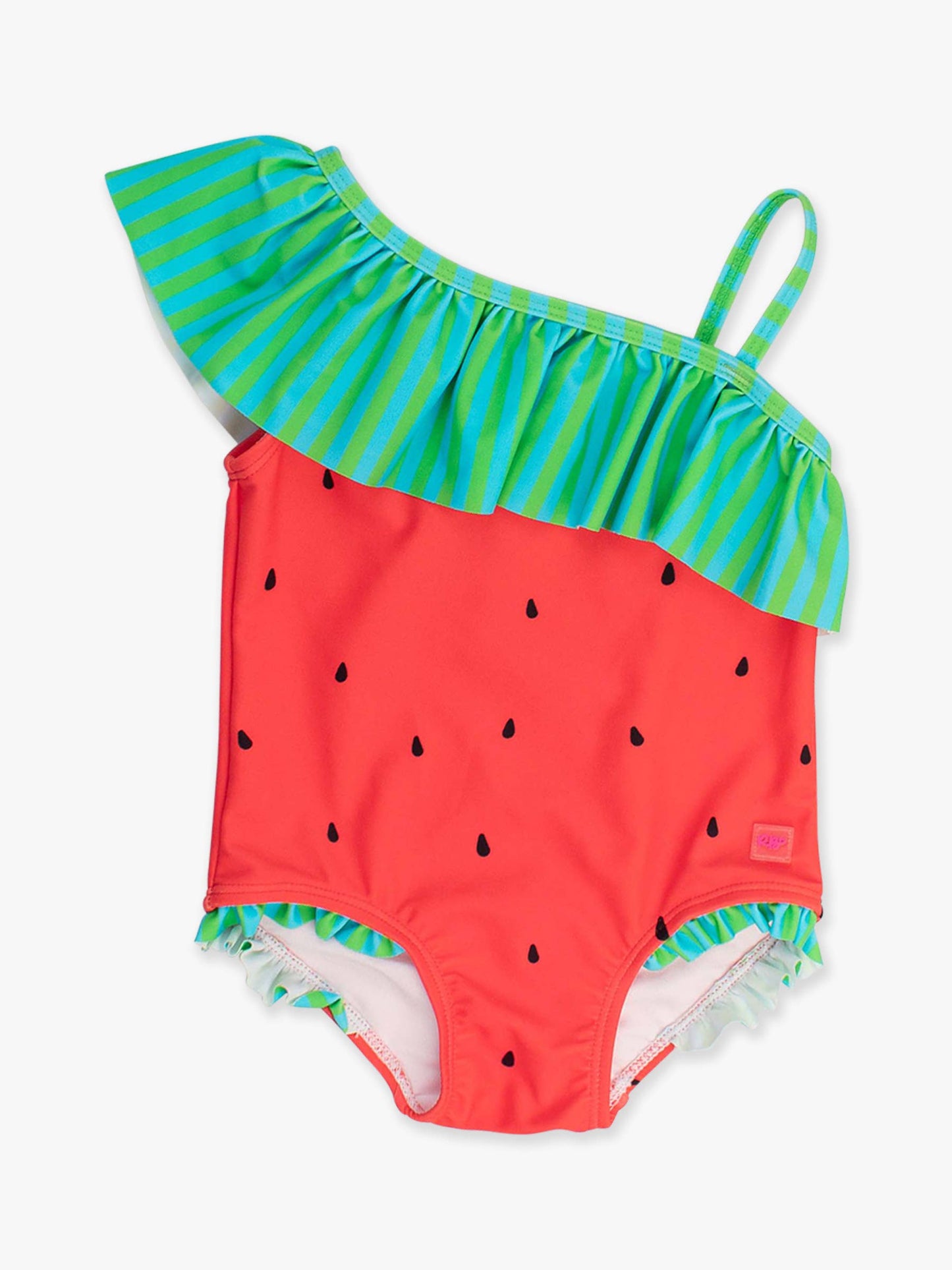 Watermelon One Shoulder OP Swimsuit