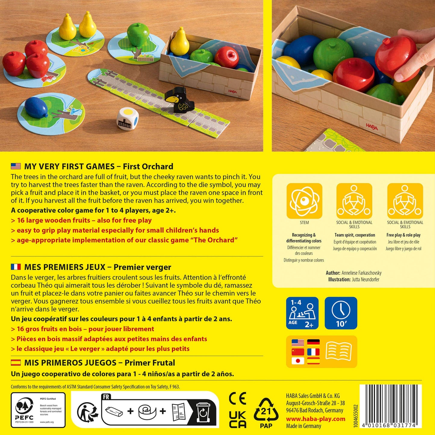 HABA USA - My Very First Games - First Orchard
