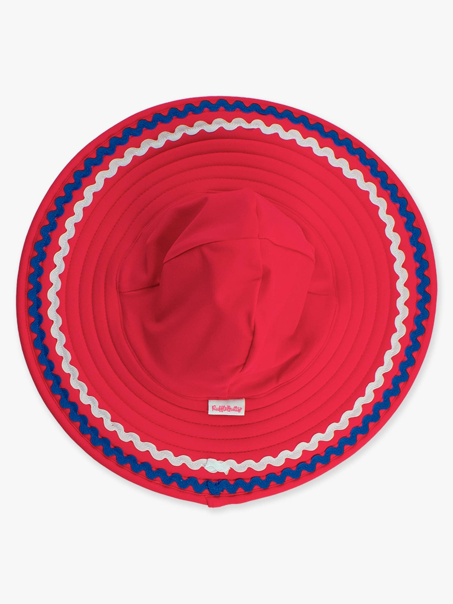Red Ric Rac Swim Hat