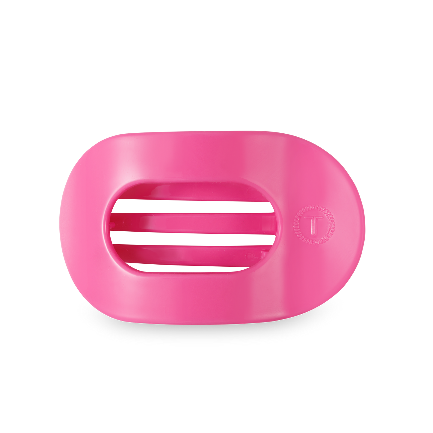 Round Flat Hair Clip |Medium| Paradise Pink