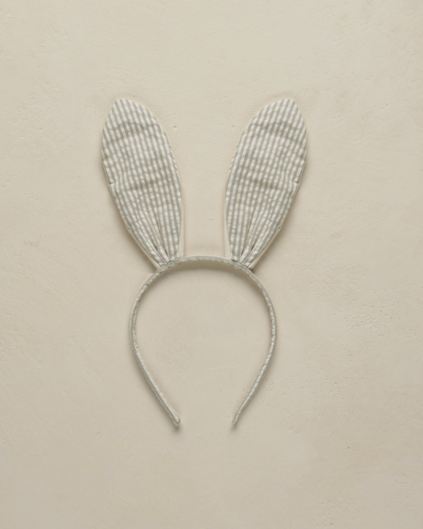 Bunny Headband||Sage Stripe