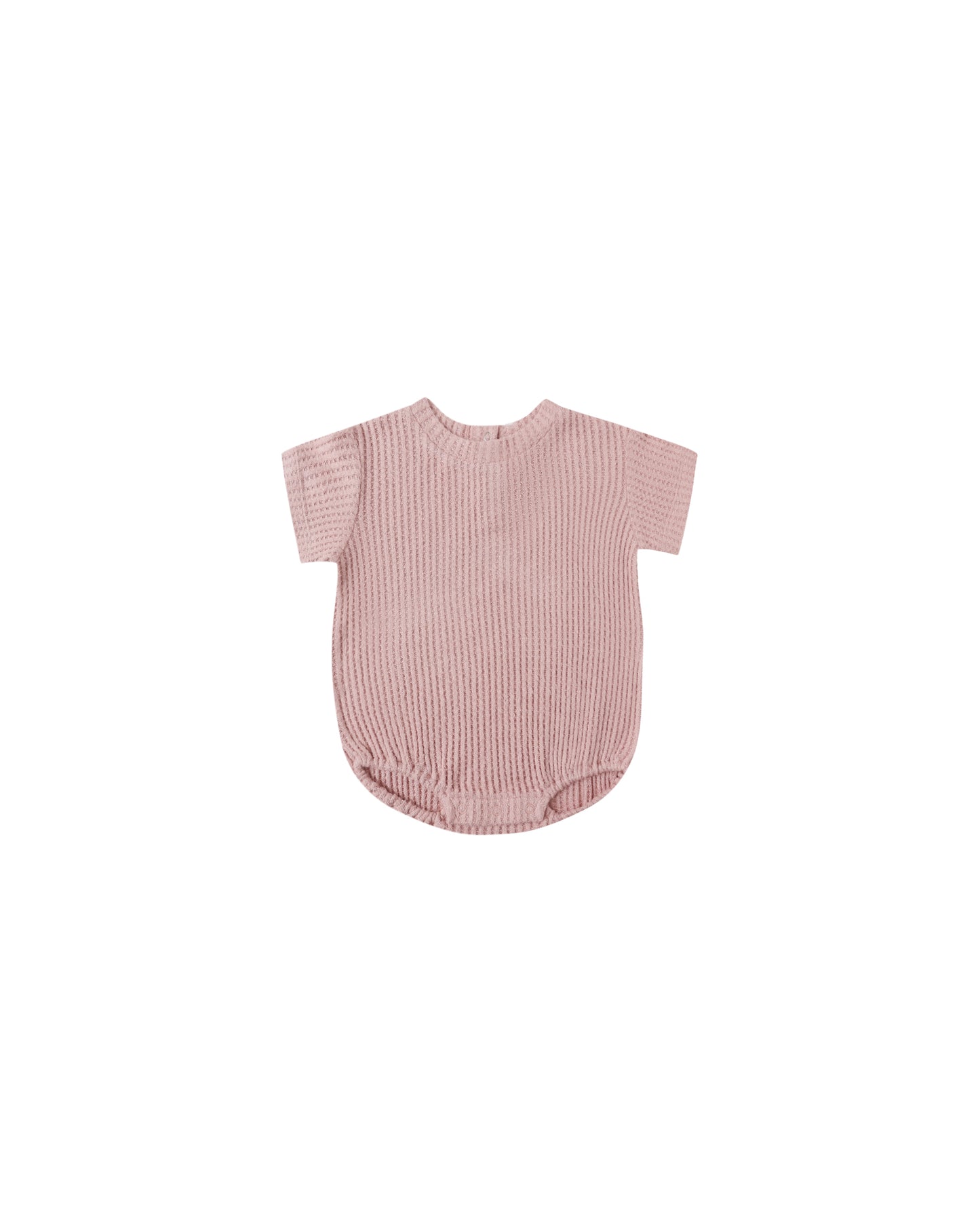 Relaxed Bubble Romper||Rose