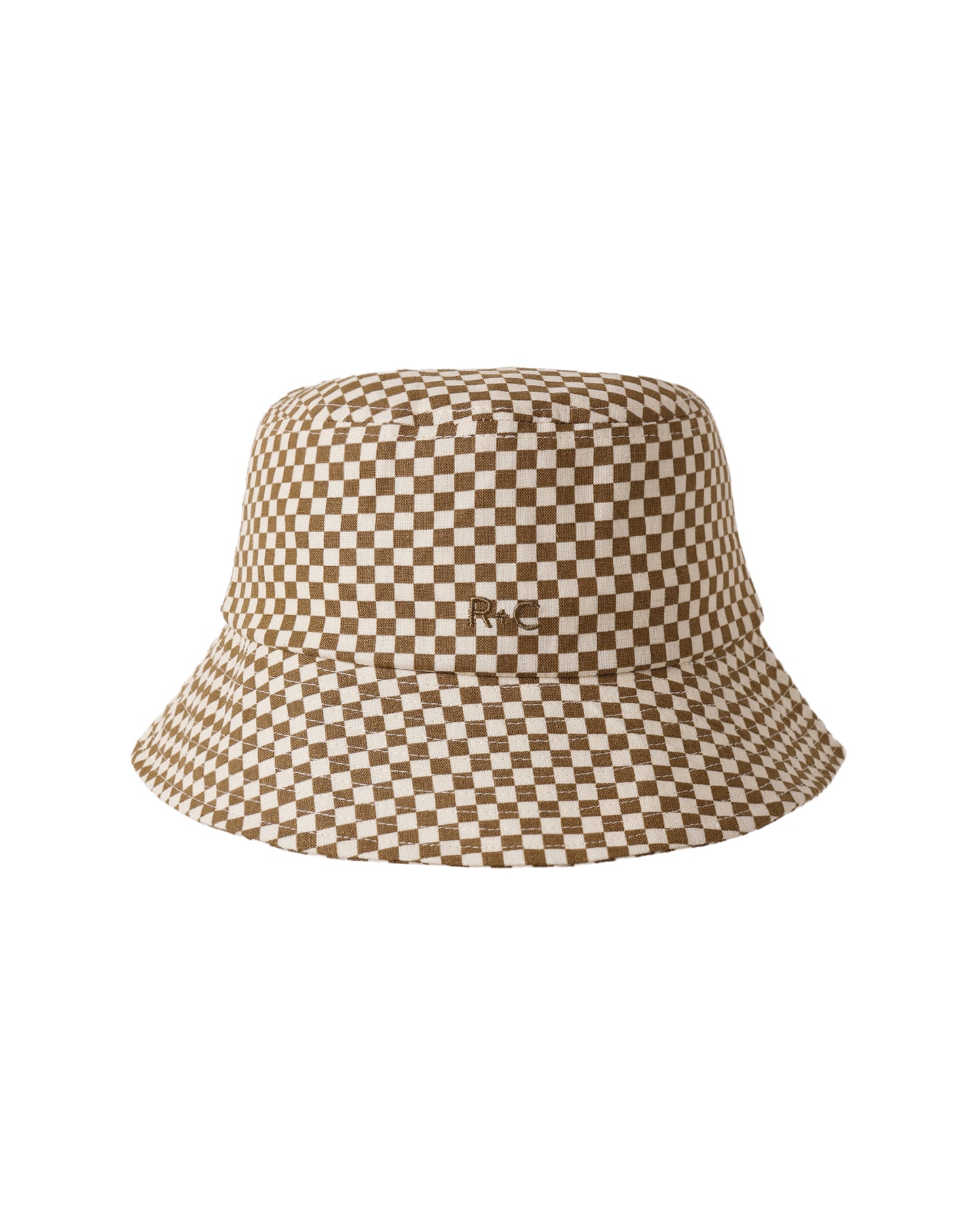Bucket Hat||Ocre Check
