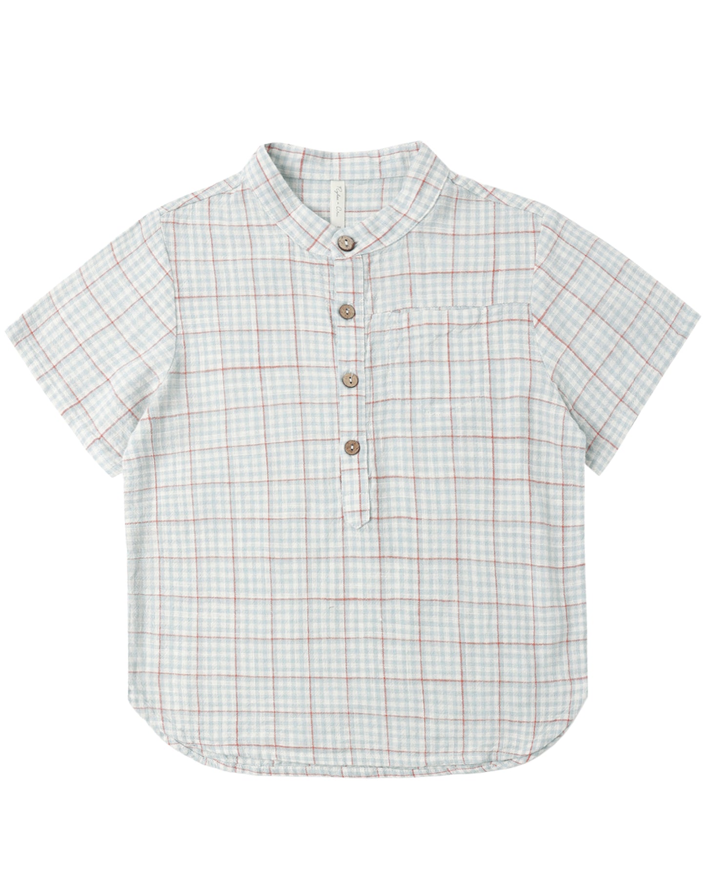 Mason Shirt||Light Blue Plaid