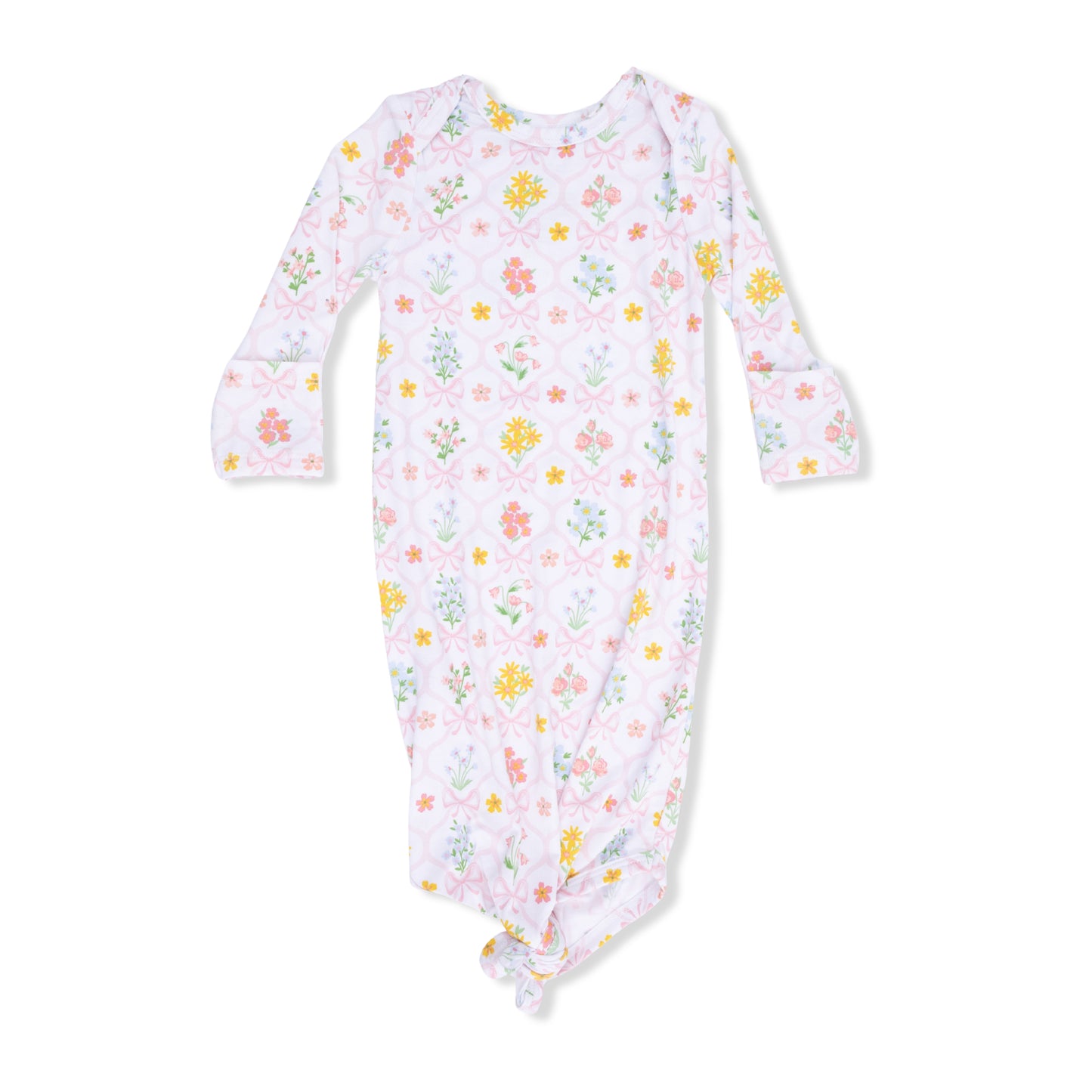 Spring Blooms Bow Trellis - Knotted Gown