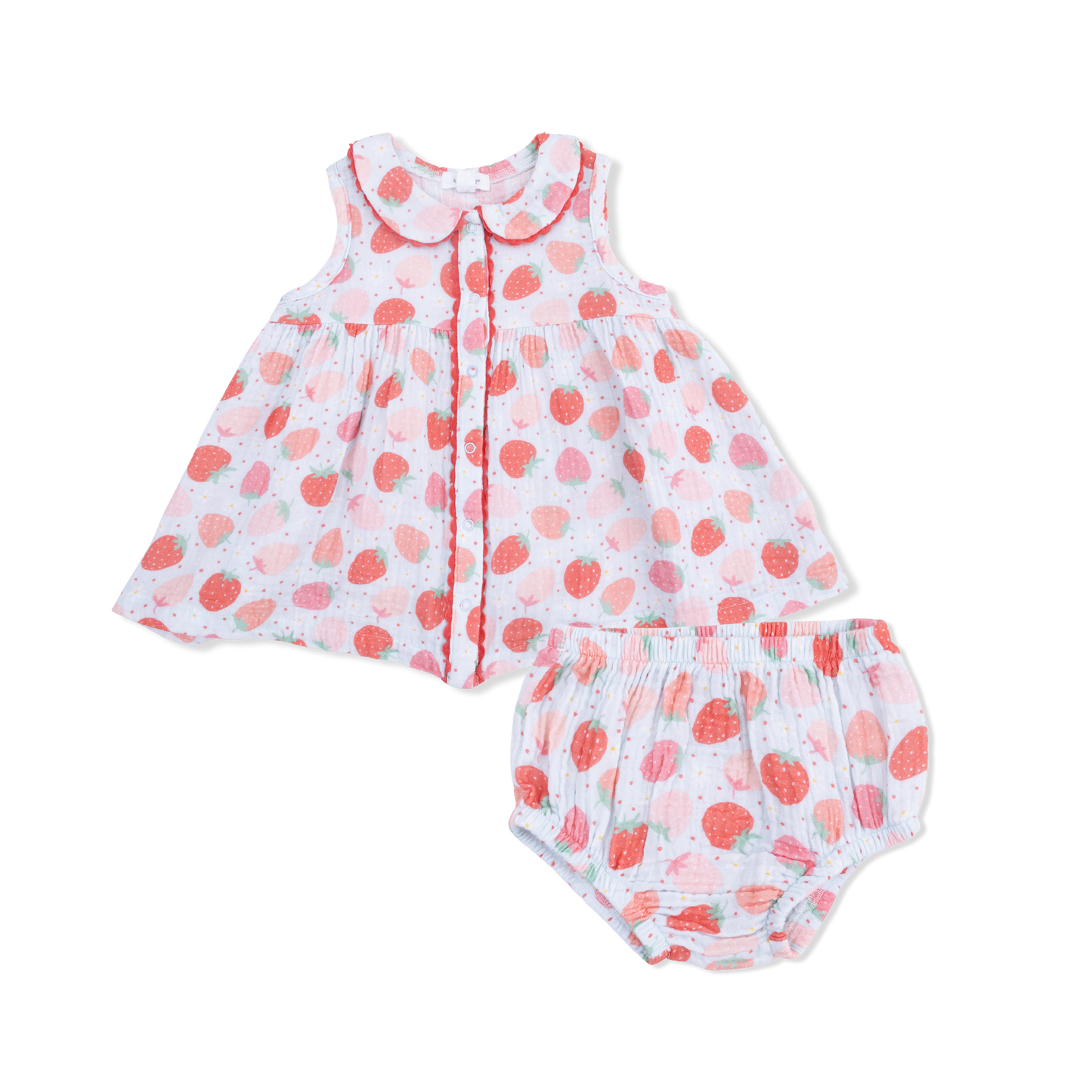 Strawberry Bliss - Jill Dress Sleeveless w/Bloomer