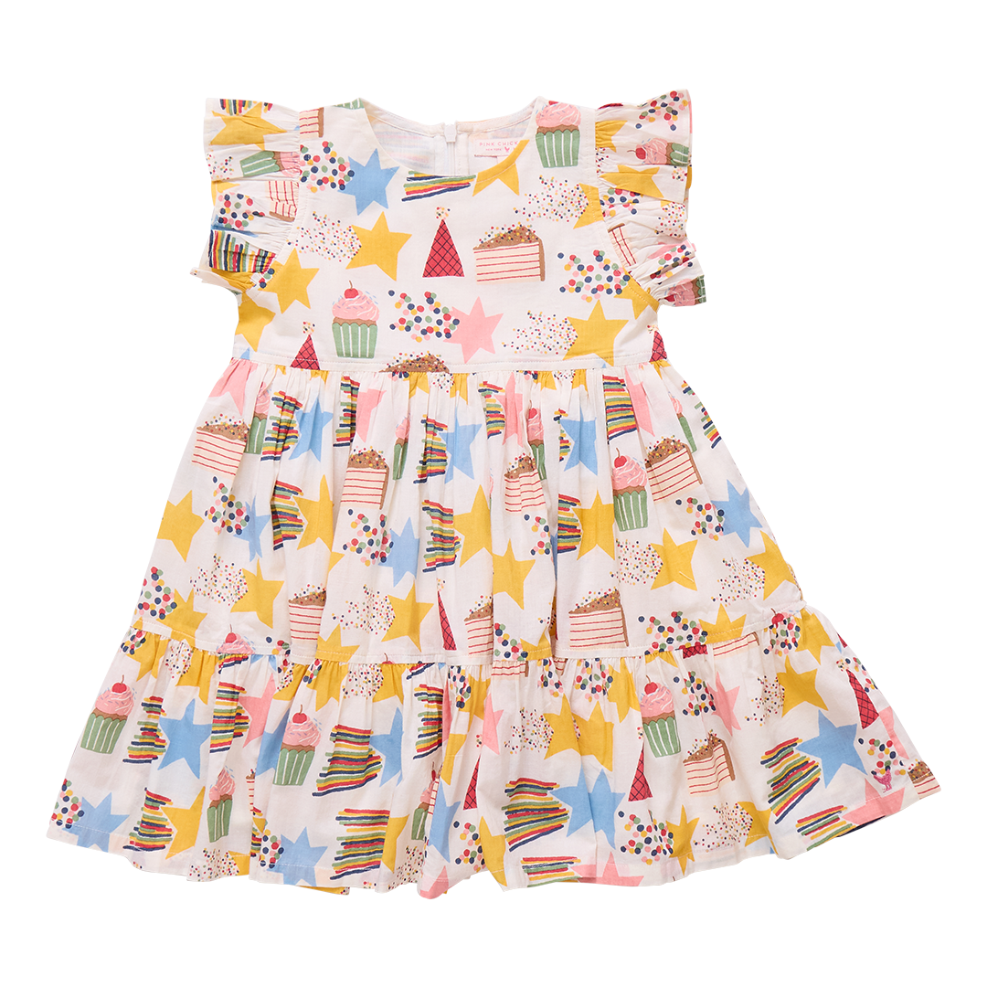 Girls Jennifer Dress Birthday Star