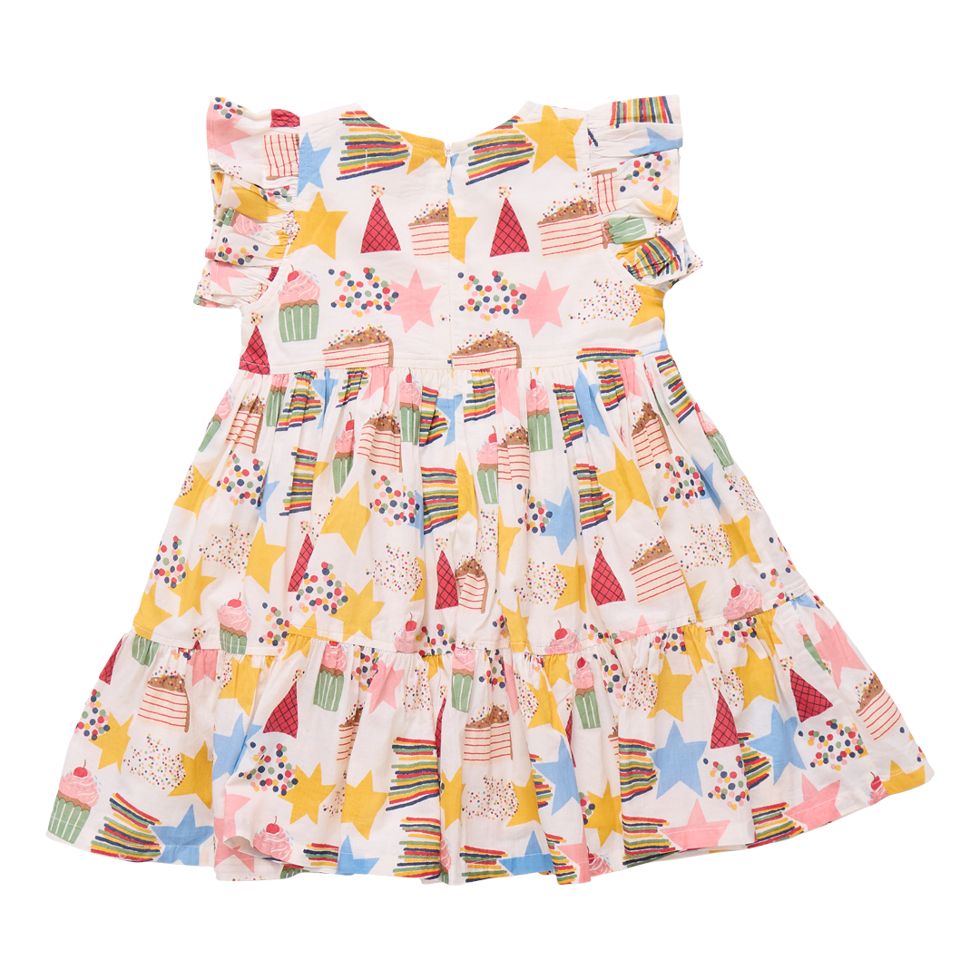 Girls Jennifer Dress Birthday Star