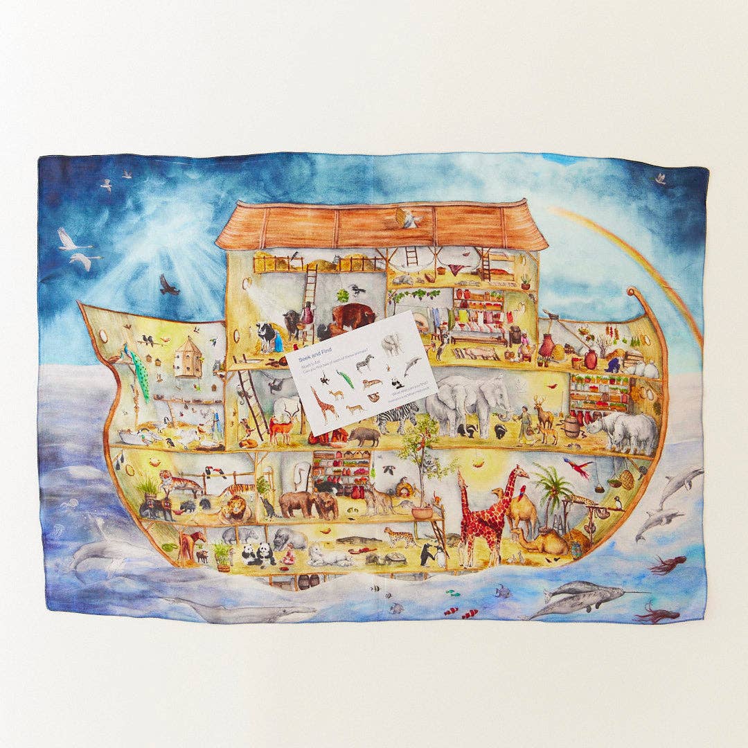 Sarah’s Silks - Noah's Ark Seek and Find Playsilk