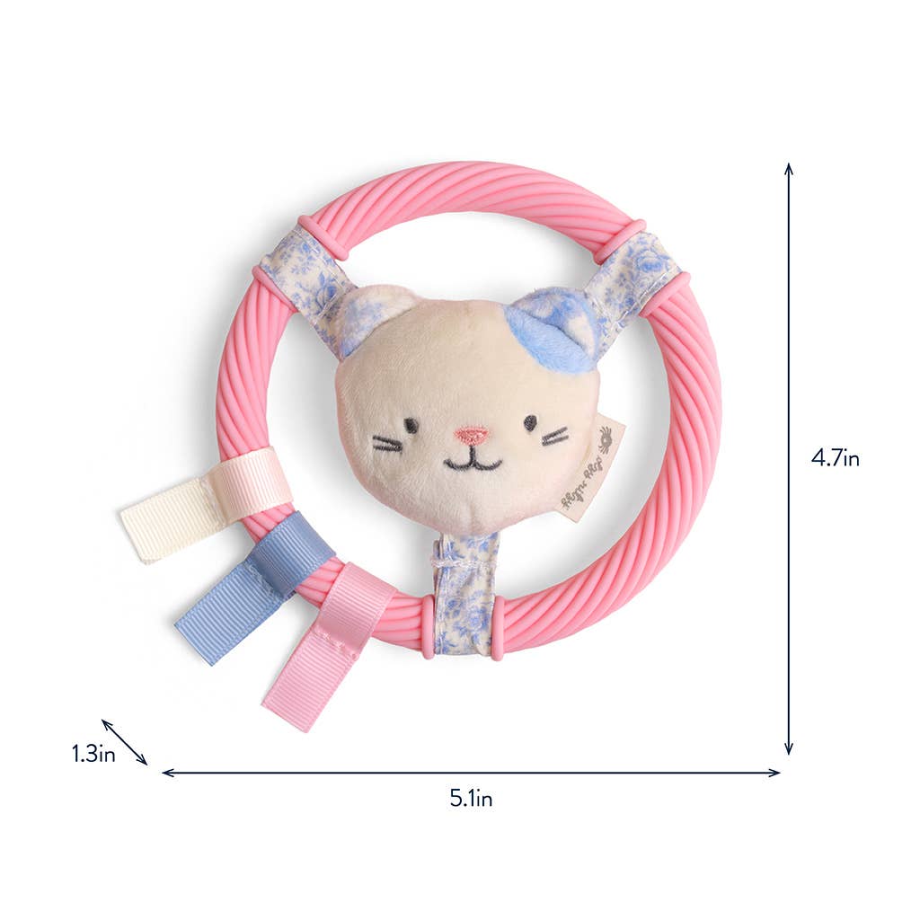 Itzy Ritzy -  Itzy Ring Pal™ - Teething Ring with Plush Character
