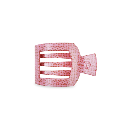 TELETIES - Berry Cozy | Small | Flat Square Hair Clip