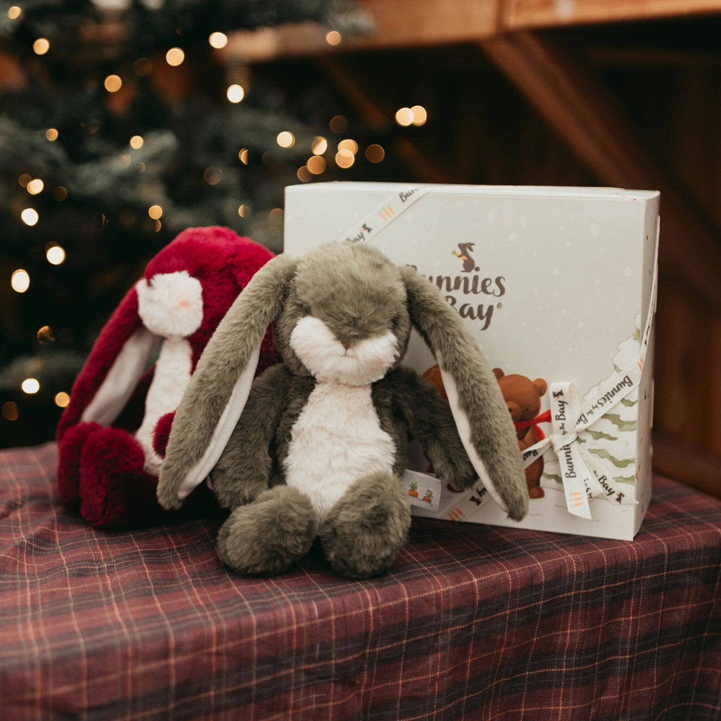 Bunnies By the Bay - Wee 10" Floppy Nibble Bunny - Pine