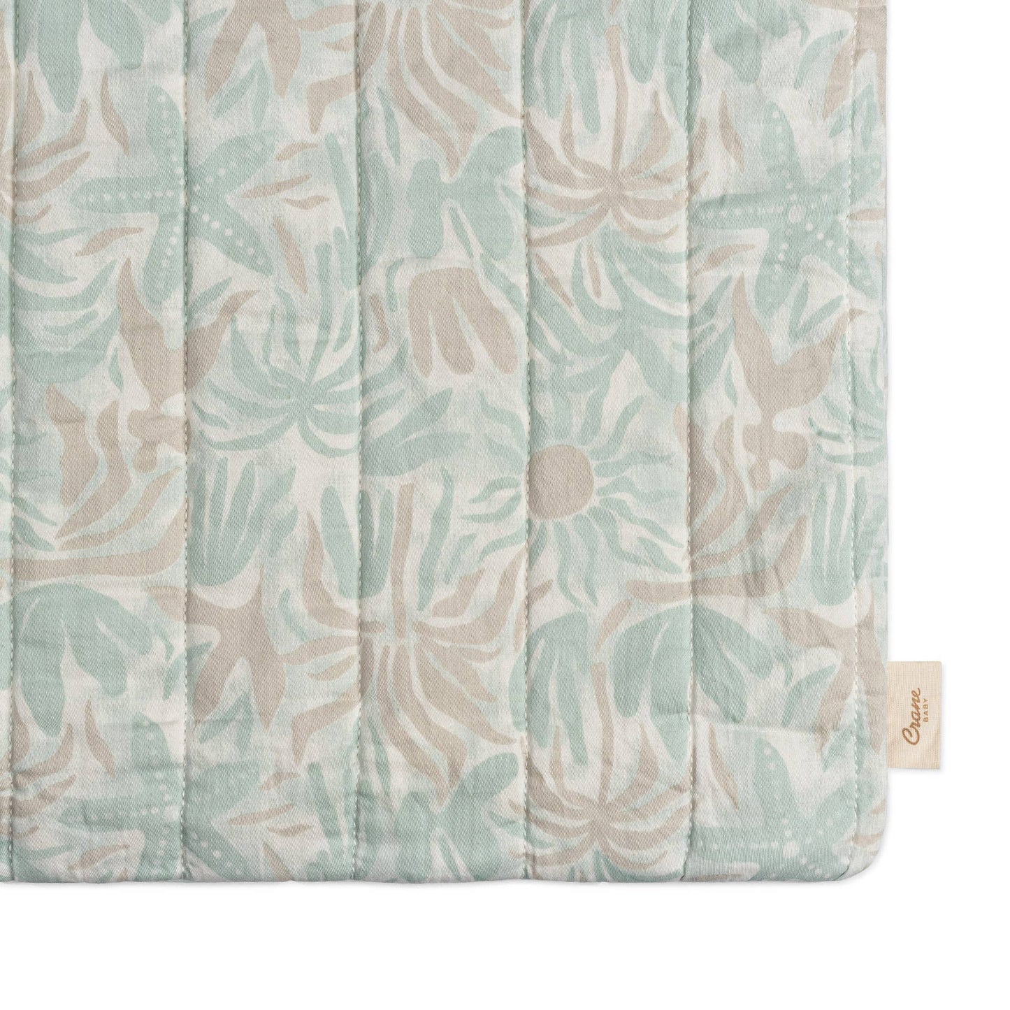 Crane Baby Beach Life Quilted Change Pad Cover