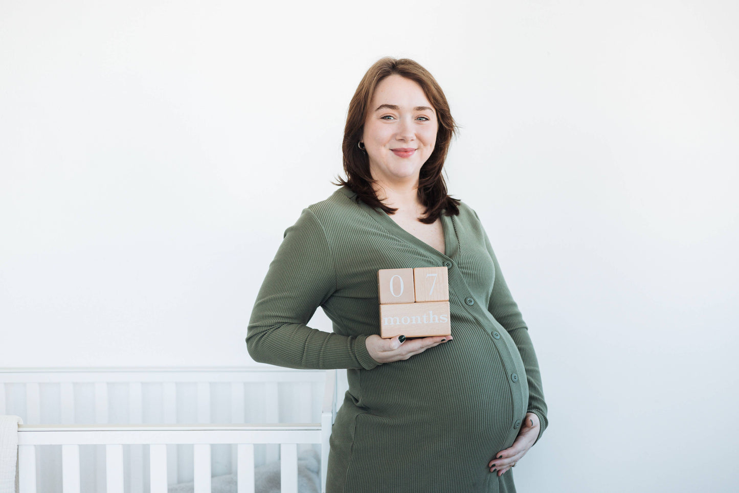 Pearhead - Natural Wooden Milestone Blocks Photo Prop