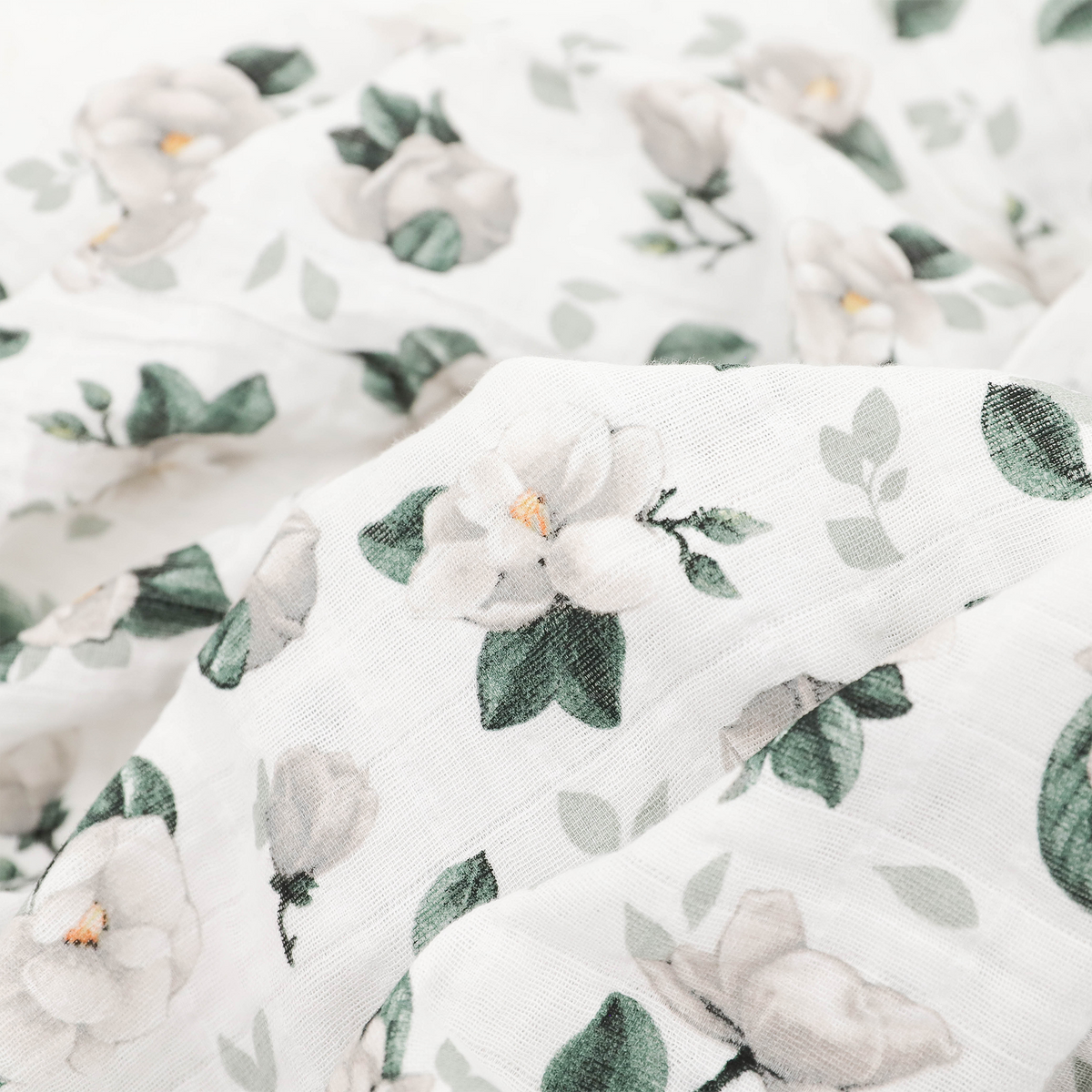 Little Unicorn - Organic Cotton Muslin Swaddle Blanket - Magnolia