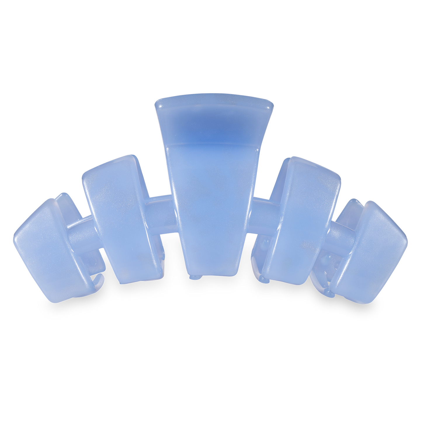 TELETIES - Classic Hair Clip | Large | Blue Lagoon