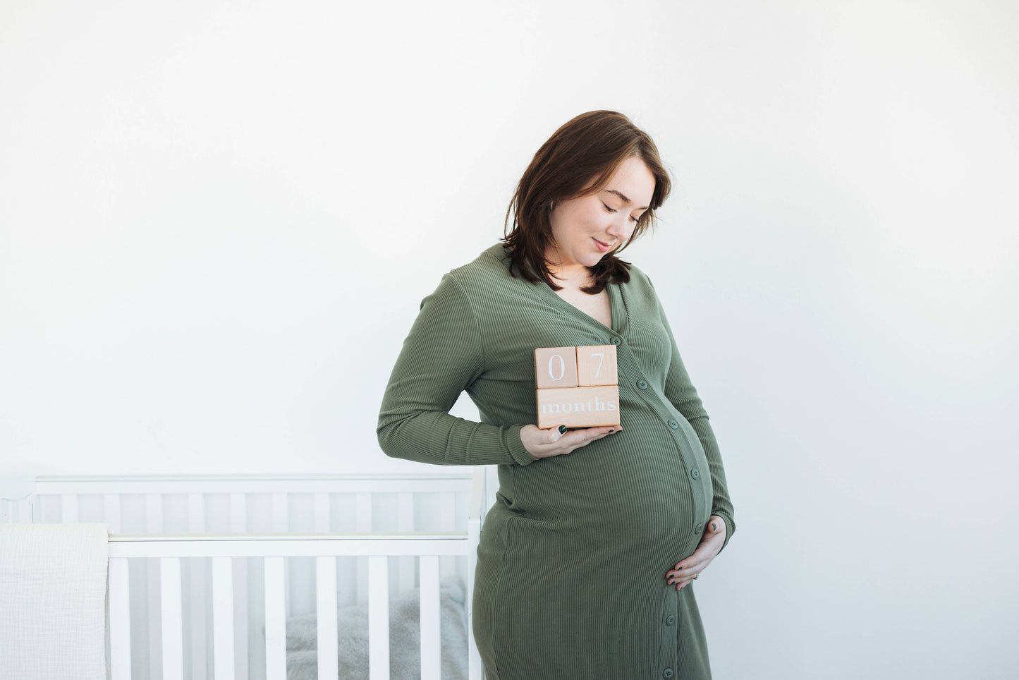 Pearhead - Natural Wooden Milestone Blocks Photo Prop