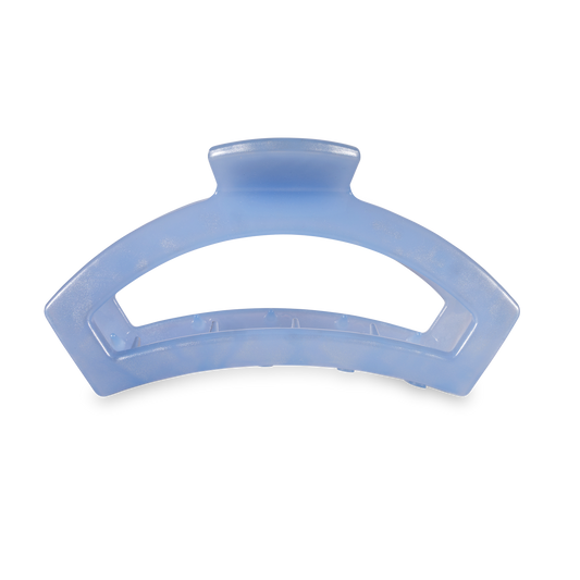 TELETIES - Open Hair Clip | Medium | Blue Lagoon