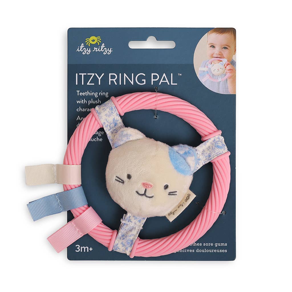Itzy Ritzy -  Itzy Ring Pal™ - Teething Ring with Plush Character