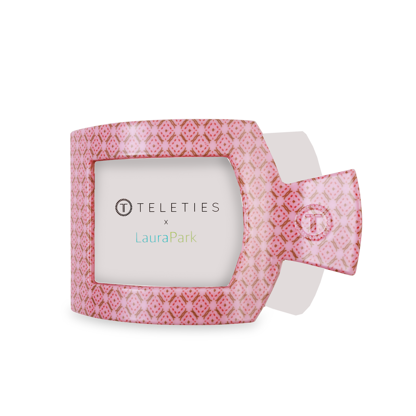 TELETIES - Berry Cozy | Large | Flat Square Hair Clip