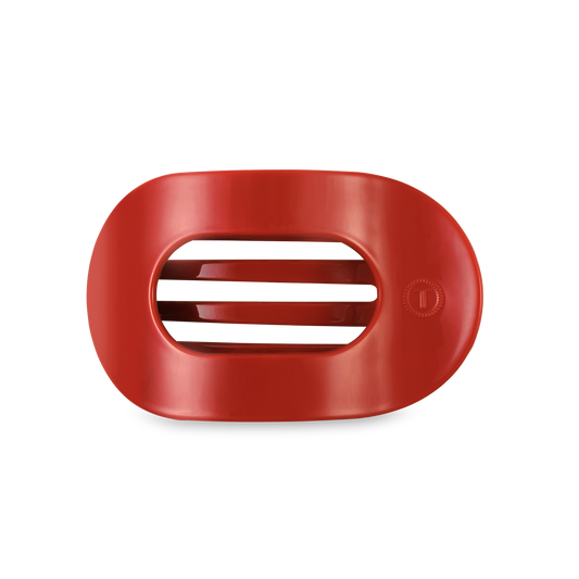 TELETIES - Flat Round Hair Clip | Medium | Red Carpet Ready